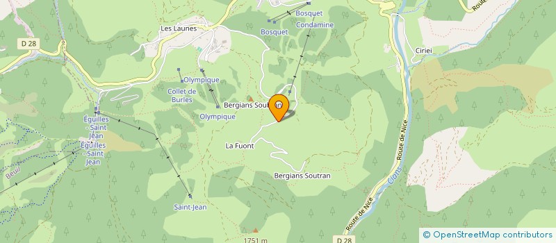 localisation de l'entreprise LOUS AMIS DE LA CAPELLO SANT JA'  BEUIL