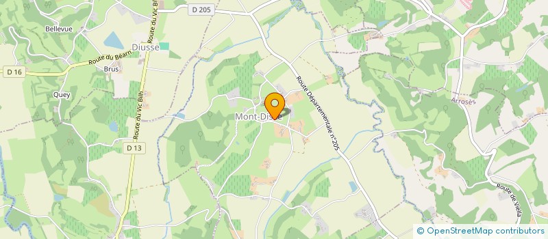 localisation de l'entreprise LOUS CANTADOUS DEU VIC-BILH  SAINT-JEAN-POUDGE