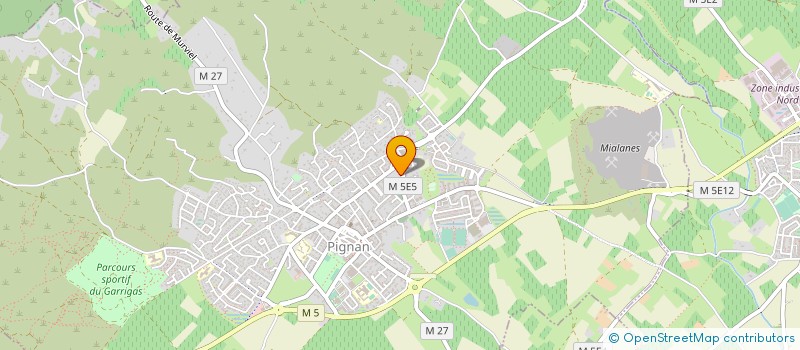 localisation de l'entreprise LOUS CLAUSSES à PIGNAN
