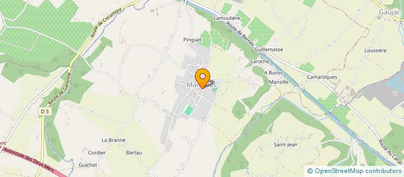 localisation de l'entreprise LOUS ESBERITS  MAUVEZIN-SUR-GUPIE