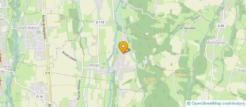 localisation de l'entreprise LOUS MAYNATS DE L'OVALIE  ALLIER