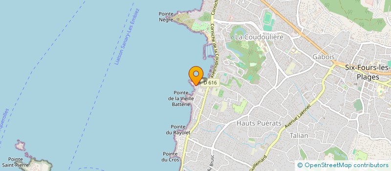 localisation de l'entreprise LOUS PATURAUX à SIX-FOURS-LES-PLAGES