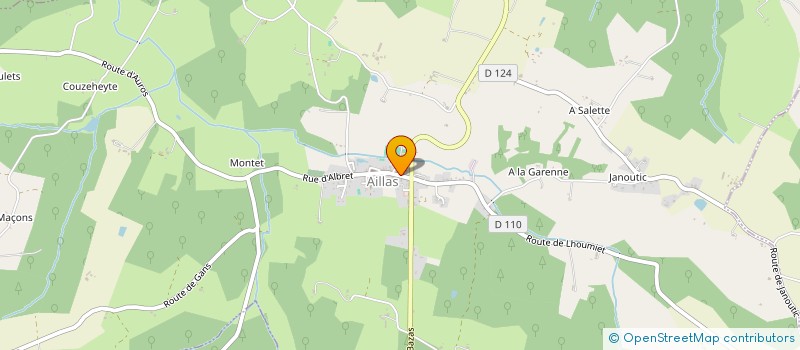 localisation de l'entreprise LOUS PETANQUAYRES D AILLAS  AILLAS