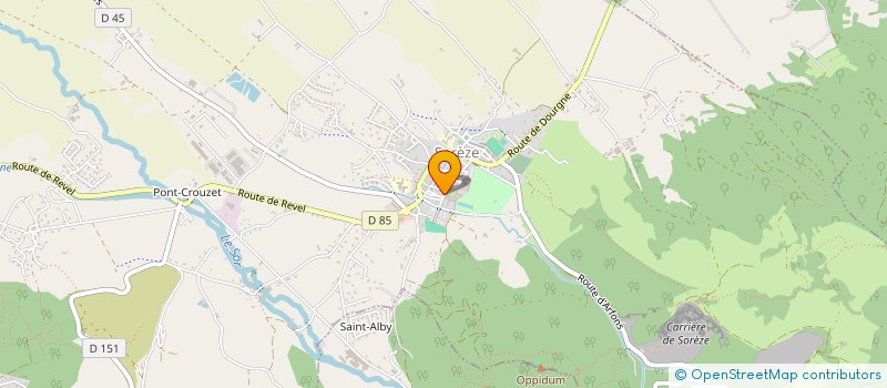 localisation de l'entreprise LOUS RANDOUNNAIRES DE SORREZE  SOREZE