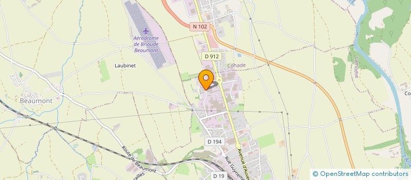 localisation de l'entreprise LOUS VENIOUX  BRIOUDE