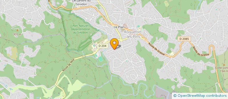 localisation de l'entreprise LOUSA  ROQUEFORT-LES-PINS