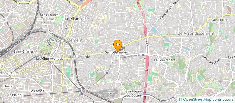 localisation de l'entreprise LOUSANTA à MARSEILLE