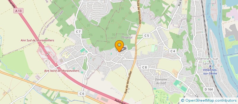 localisation de l'entreprise LOUSANTO à ORGEVAL