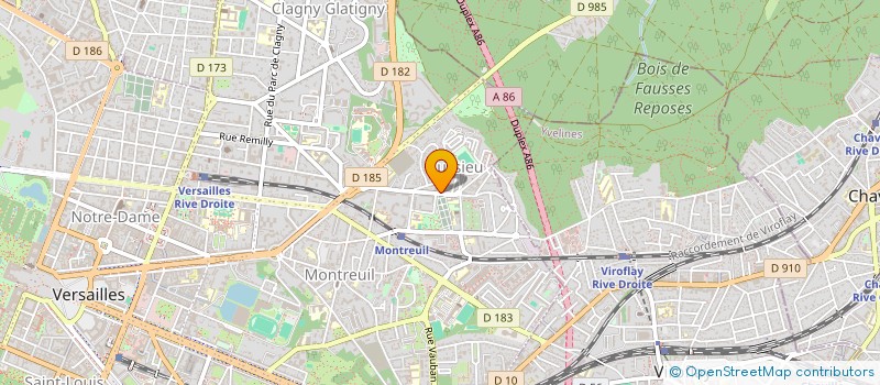 localisation de l'entreprise LOUSIX à VERSAILLES