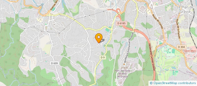 localisation de l'entreprise LOUSMILES  GRASSE