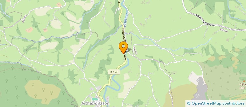 localisation de l'entreprise LOUSPLAAS JEAN-MICHEL à ARTHEZ D'ASSON