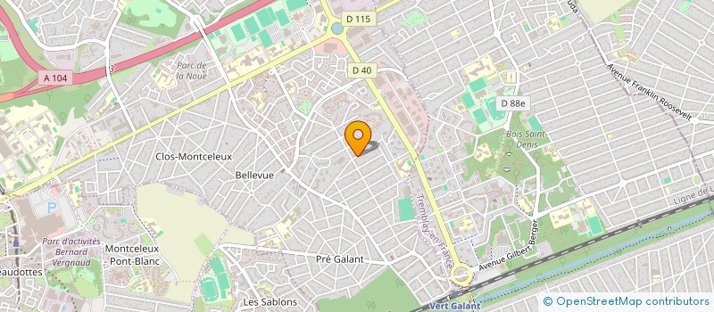 localisation de l'entreprise LOUSSAIEF IMMO à VILLEPINTE