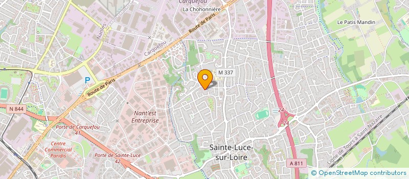 localisation de l'entreprise LOUSSIO  SAINTE-LUCE-SUR-LOIRE