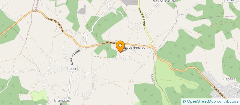 localisation de l'entreprise LOUSTAL SL  CRAYSSAC