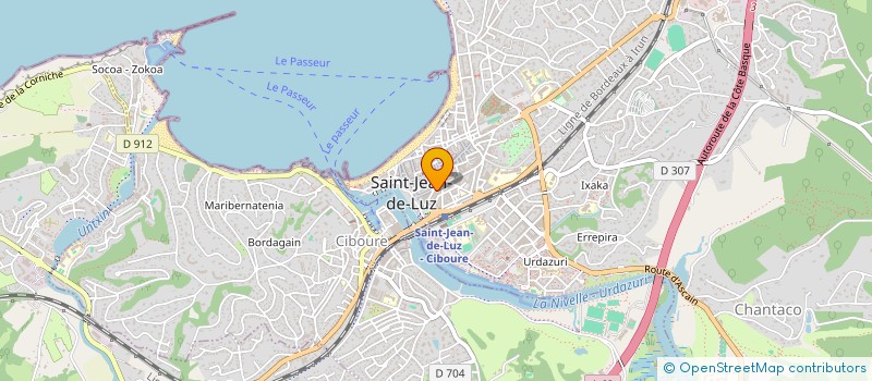 localisation de l'entreprise LOUSTALOT ET FILS à SAINT-JEAN-DE-LUZ