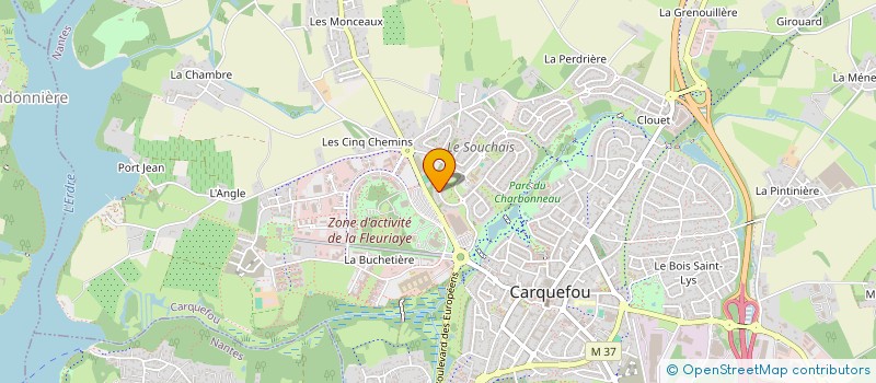 localisation de l'entreprise LOUSTANCE  CARQUEFOU