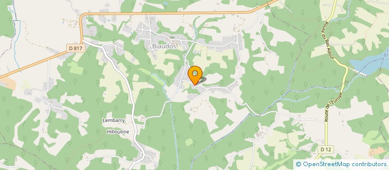 localisation de l'entreprise LOUSTAU CONSTRUCTION  BIAUDOS