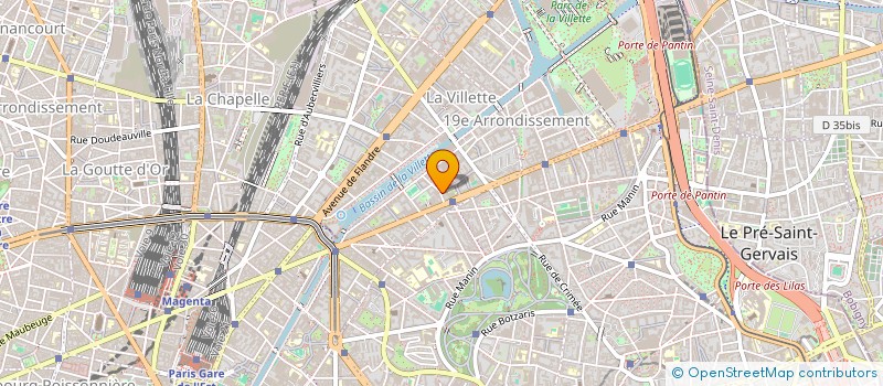 localisation de l'entreprise LOUSTAUNAU CHRIS à PARIS