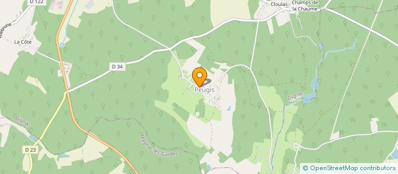 localisation de l'entreprise LOUSTEAUD FRANCIS RIPPE JOEL  DIGNAC