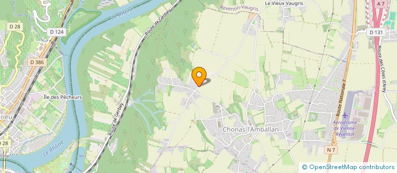 localisation de l'entreprise LOUSTICK  CHONAS-L'AMBALLAN