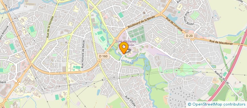 localisation de l'entreprise LOUSTINO à CHOLET