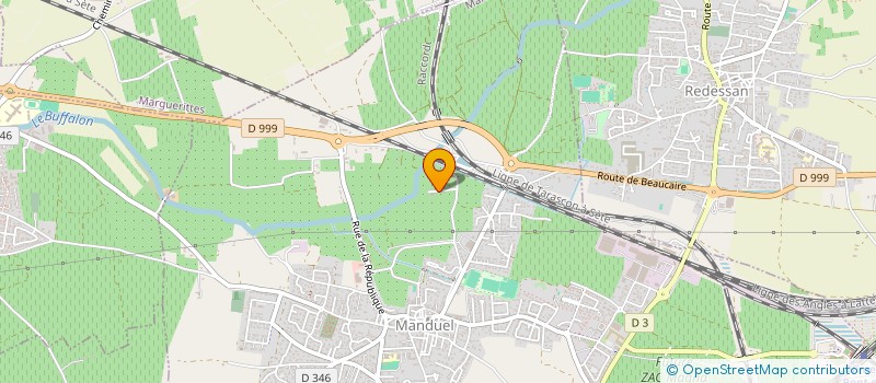 localisation de l'entreprise LOUSYL  MANDUEL