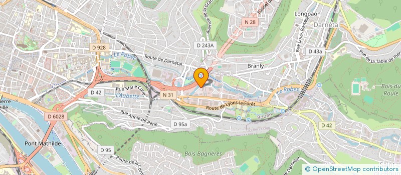 localisation de l'entreprise LOUTANCE à ROUEN