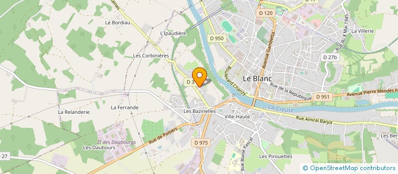 localisation de l'entreprise LOUTELLIER à LE BLANC