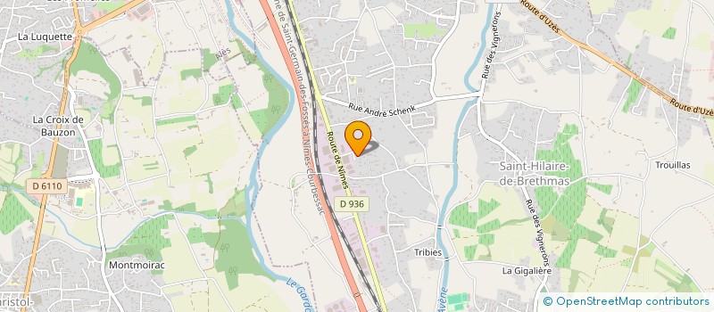 localisation de l'entreprise LOUTHAN  SAINT-HILAIRE-DE-BRETHMAS