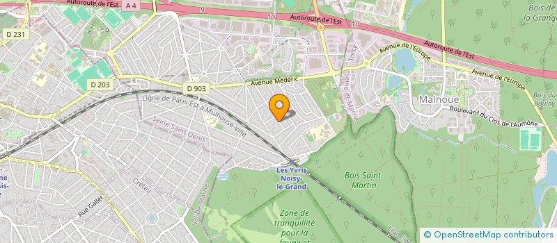localisation de l'entreprise LOUTHANA  NOISY-LE-GRAND