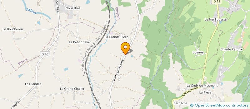 localisation de l'entreprise LOUTHERAY  SANGUINET