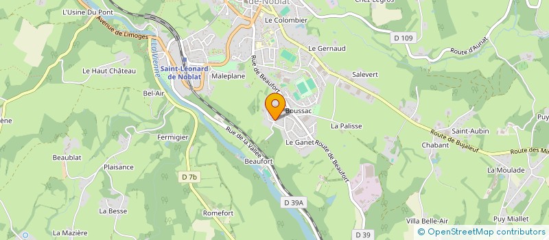 localisation de l'entreprise LOUTIZO à SAINT-LEONARD-DE-NOBLAT
