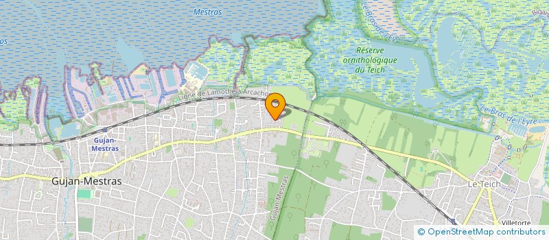 localisation de l'entreprise LOUTOM  GUJAN-MESTRAS