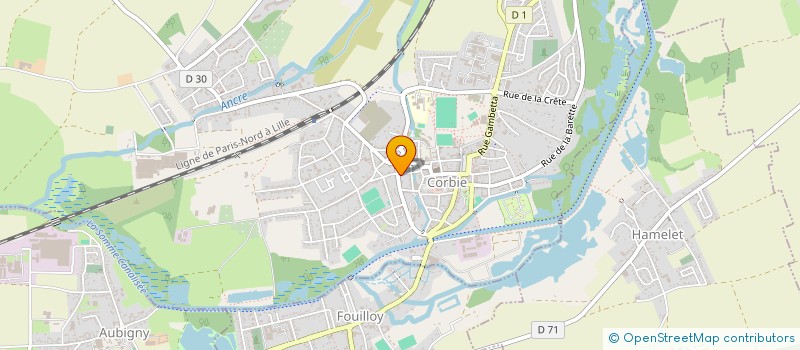 localisation de l'entreprise LOUTONCAB à CORBIE