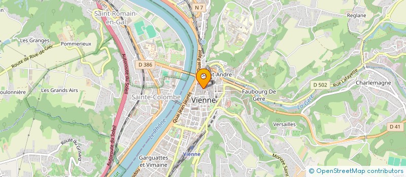 localisation de l'entreprise LOUTREO à VIENNE