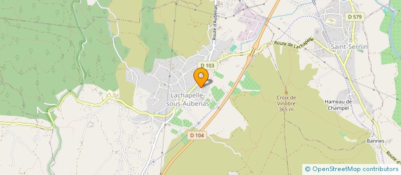 localisation de l'entreprise LOUTRIOL à LACHAPELLE-SOUS-AUBENAS