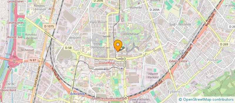 localisation de l'entreprise LOUTSA BEKA à GRENOBLE