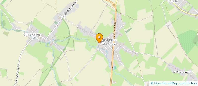 localisation de l'entreprise LOUV'DANSE à LOUVIGNIES-QUESNOY