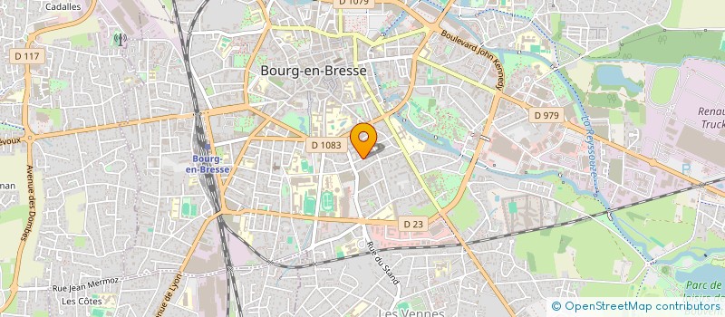 localisation de l'entreprise LOUVA à BOURG-EN-BRESSE