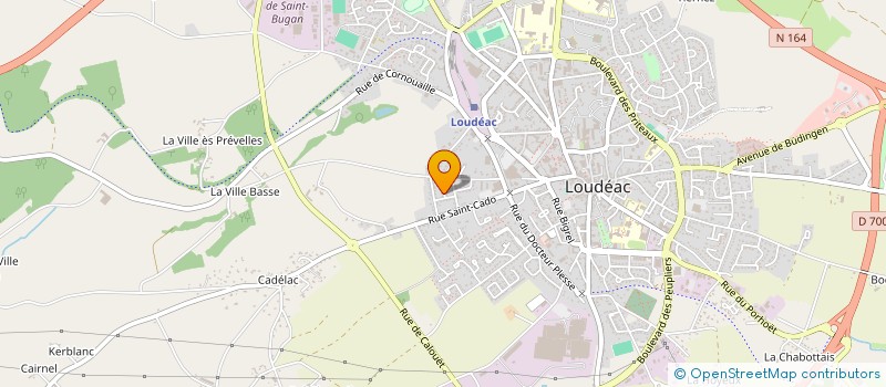 localisation de l'entreprise LOUVAFILM à LOUDEAC