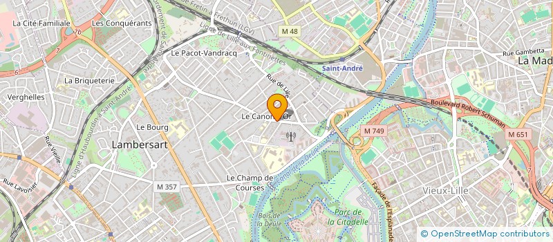 localisation de l'entreprise LOUVAIN à LAMBERSART