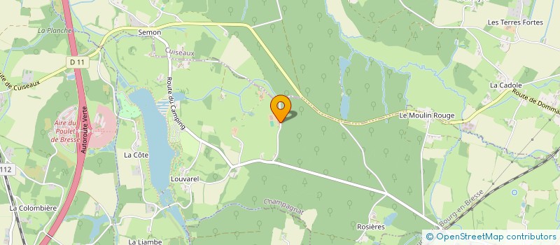 localisation de l'entreprise LOUVAREL EN SELLE  CHAMPAGNAT