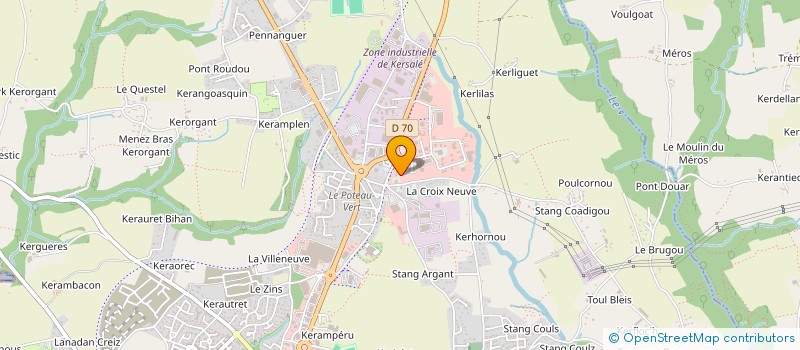 localisation de l'entreprise LOUVE 2  CONCARNEAU