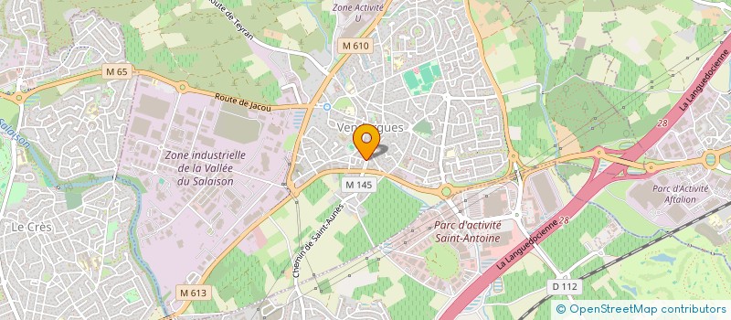localisation de l'entreprise LOUVE à VENDARGUES