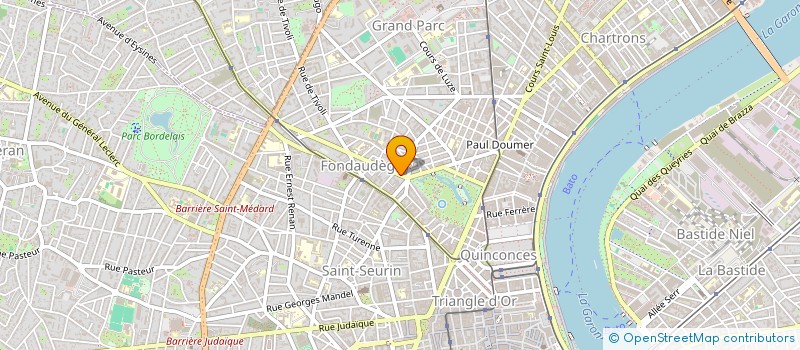 localisation de l'entreprise LOUVE CREATEURS  BORDEAUX