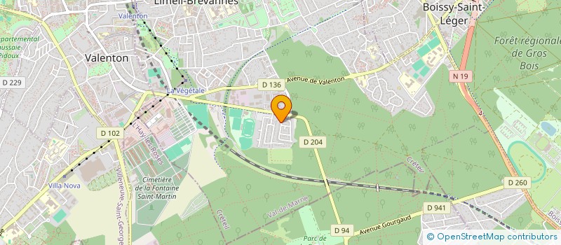localisation de l'entreprise LOUVE PRESTIGE  LIMEIL-BREVANNES