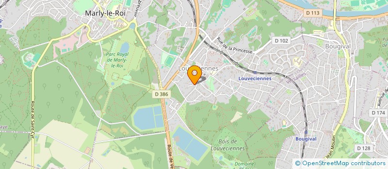 localisation de l'entreprise LOUVECIENNES CONTE à LOUVECIENNES