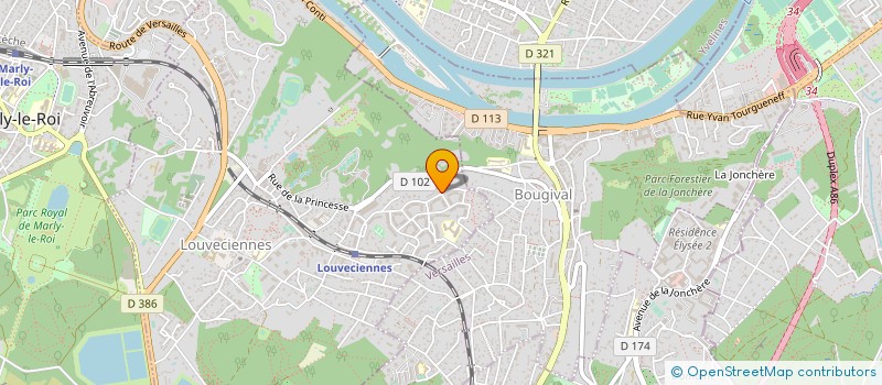 localisation de l'entreprise LOUVEDIS  LOUVECIENNES