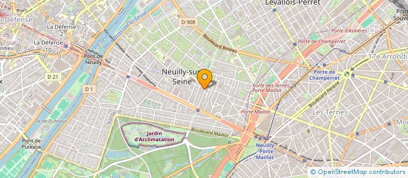 localisation de l'entreprise LOUVENCOL à NEUILLY-SUR-SEINE