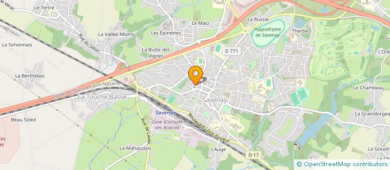 localisation de l'entreprise LOUVERT ET FILS à SAVENAY